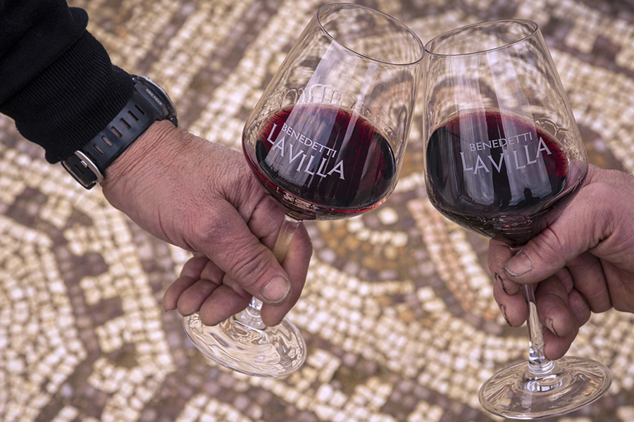 The Roman villa of Negrar: a glass of wine among the mosaics - Tasting of the wines of Benedetti la Villa 27.05.2022
